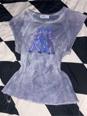 Self Esteem Purple Tie-Dye Short Sleeve Graphic Tee
